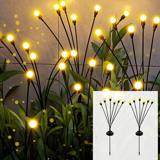 8 LED Solar Powered Firefly