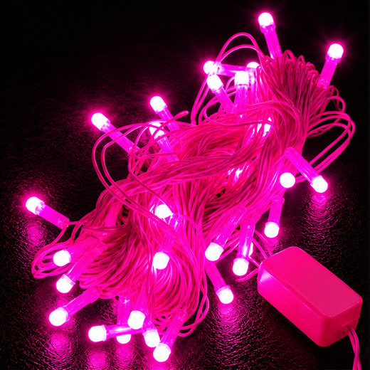 11M Pixel Pink String Light (36 Bulb) (5 MM) (Print 15M) ✨