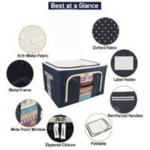 Home Organization and Storage Box 66L - Image 2