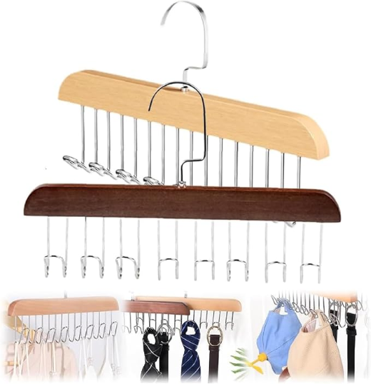 Multipurpose & Hook Wooden Hangers