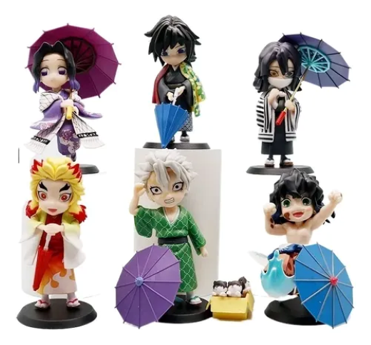 Demon slayer Rainy season set with umberella - Image 3
