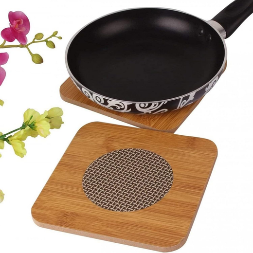 Wooden Square Heat Pot Pad