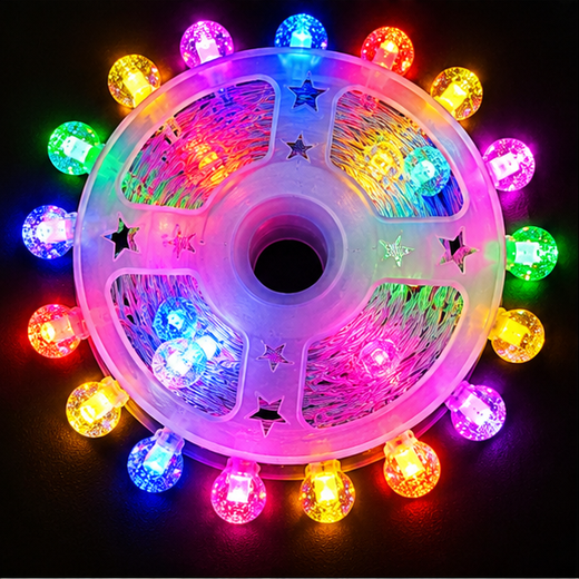 20M Roll Crystal Ball Multicolour String Light 56 Ball (Print 40M) 🔮 ✨ - Image 3
