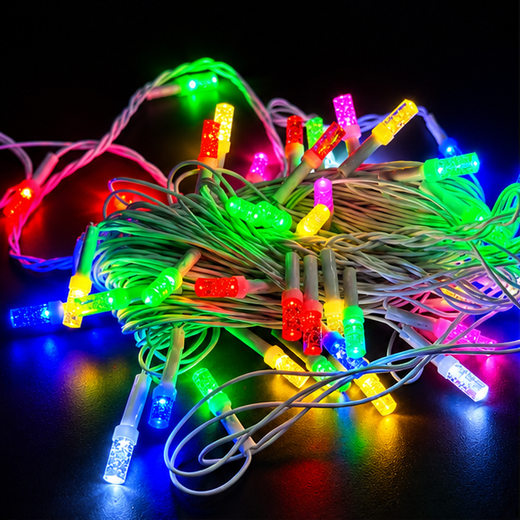 15M Long Fiber / Pinchu Multicolour String Light (Print: 20M) ✨