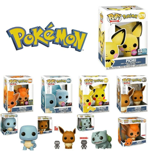 4pcs in 1 box - pokimon pop set - Image 2