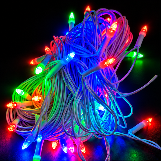20M Rocket Multicolour String Light (42 Bulb) (Print: 25M) 🚀✨