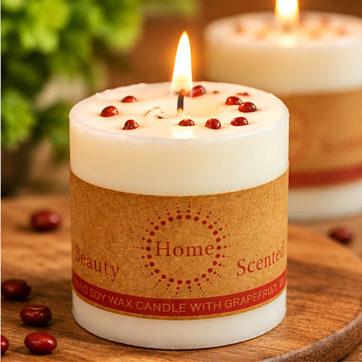 Big Aroma Decorative Scented Candles (Size: 3.5*3 Inch) - 1 Piece 🕯️ - Image 2