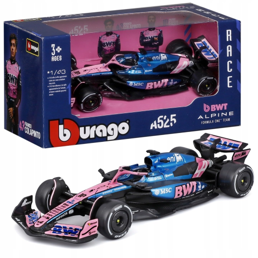 Bburago F1 BWT Alpine F1 Team A525 2025 Pierre Gasly 1/43 Scale