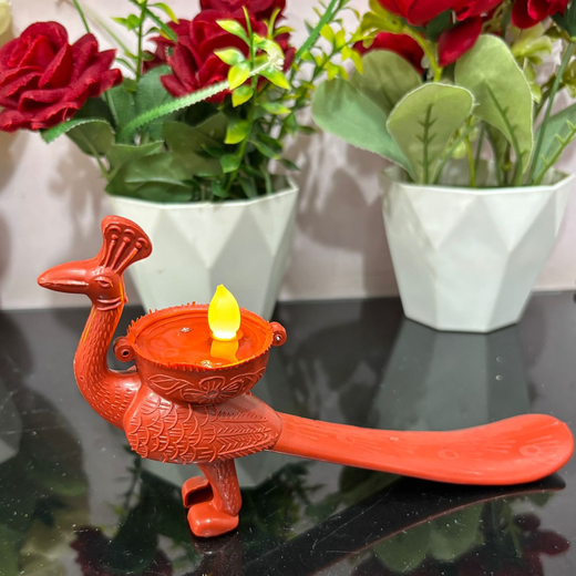 Peacock Water Sensor Diya 🦚 🪔 - Image 3