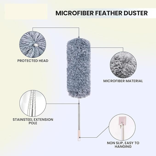 Microfiber Fan Cleaning Duster (100 Inch) - Image 2