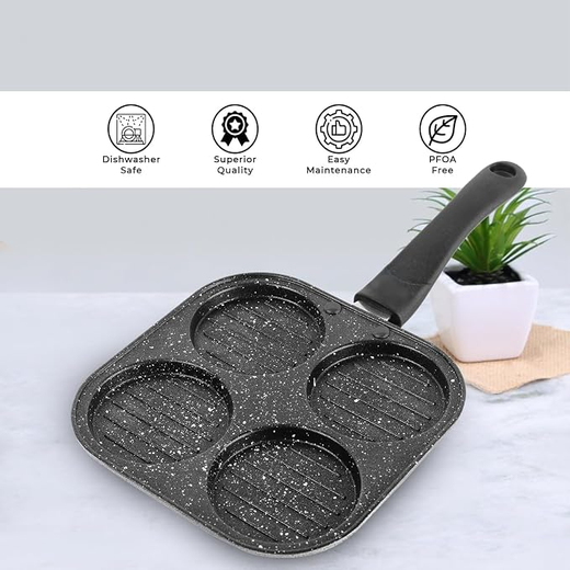4 Cavity Non-Stick Grill Pan (Tawa) - Image 2