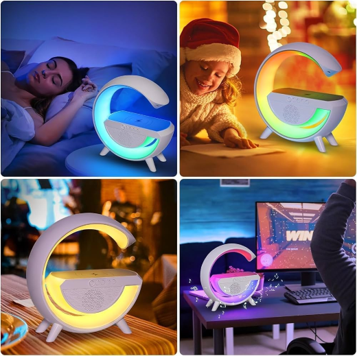 G Speaker Lamp & Alarm Clock With Charger - Image 2