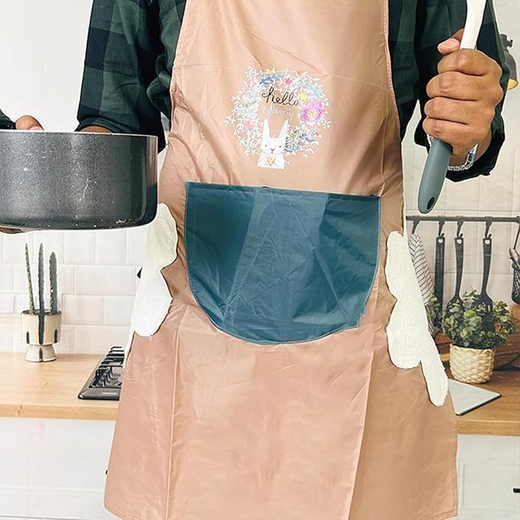 Waterproof Kitchen Apron With Pocket - Image 2