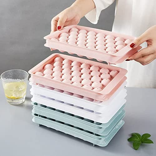 33 Cavity Mini Round Ice Plastic tray
