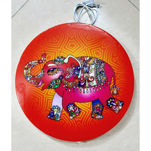 Elephant Design Double Side Light Board (Size: 14 Inch) ✨ - Image 2