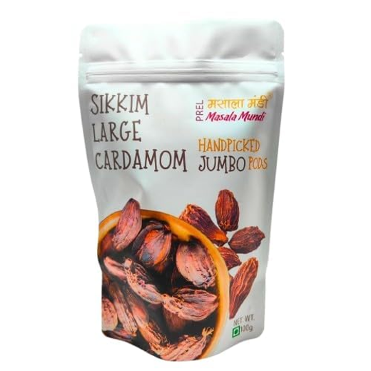 Black Cardamom (Sikkim) (100gms) and Bay Leaves Handpicked & Stem cut (20 grams)