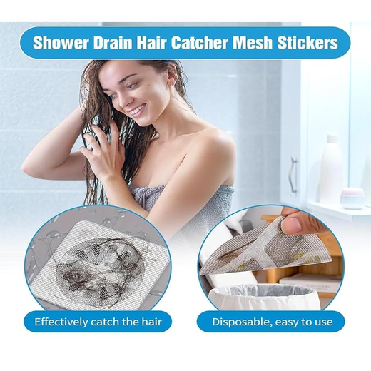 1Pc Disposable Drain Mesh Hair Catcher Sticker - Image 2