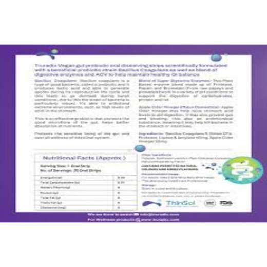 VEGAN GUTPROBIOTICS ORAL STRIPS - Image 2
