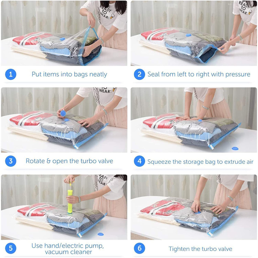 Vacuum Storage Bags (Pack of 5) - Image 4