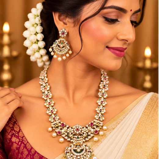 Long Gold Necklace - Image 2
