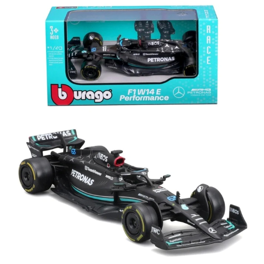Burrago 1:43 F1 #63 George Russl Die cast Car