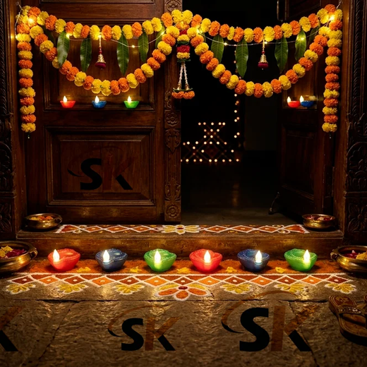 SHANKH Water Sensor Diya (12 Piece Box) 🪔 - Image 3