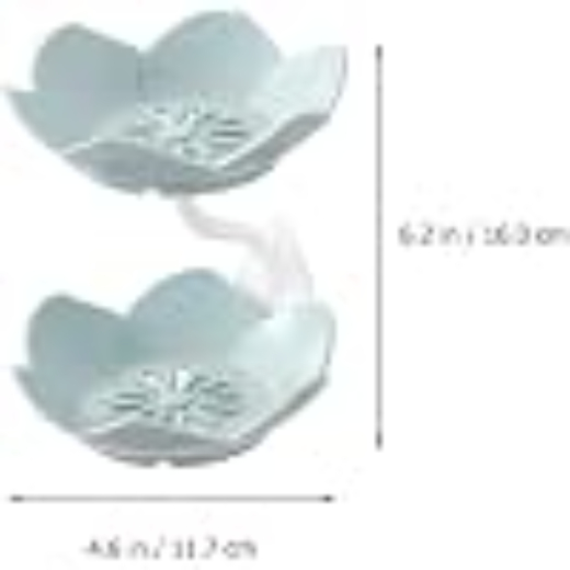 2 LAYER FLOWER WALLSOAP STAND - Image 2
