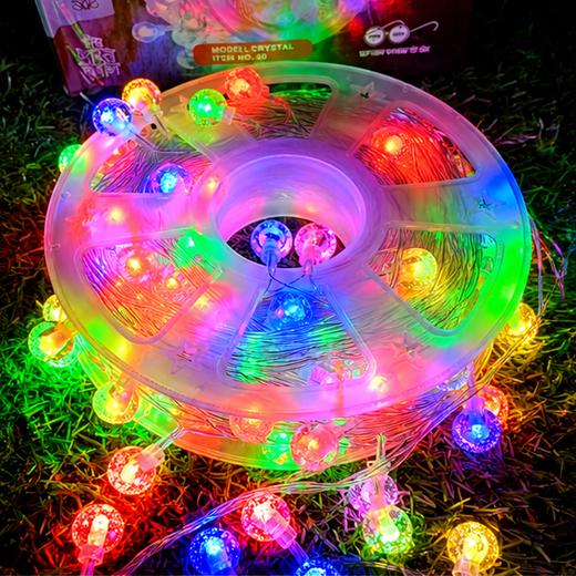 36M Roll Crystal Ball Multicolour String Light 100 Ball (Print 60M) 🔮 ✨