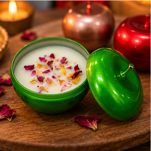 Apple Design Decorative Aroma Candle (6 Piece Box) 🍎 🕯️ - Image 3