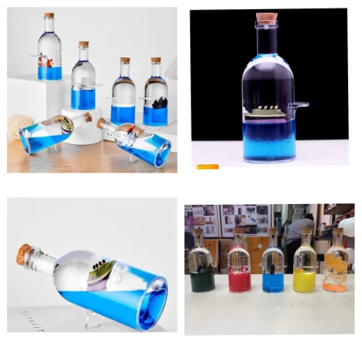 Big Round glass bottle luffy ship showpeice - Image 4