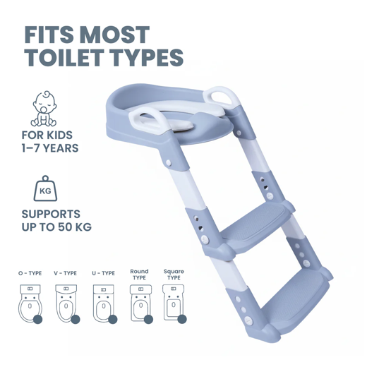 FLYI Western Potty Training Seat with Ladder – Toilet Trainer for Kids (Ages 1+ Years) - Image 4