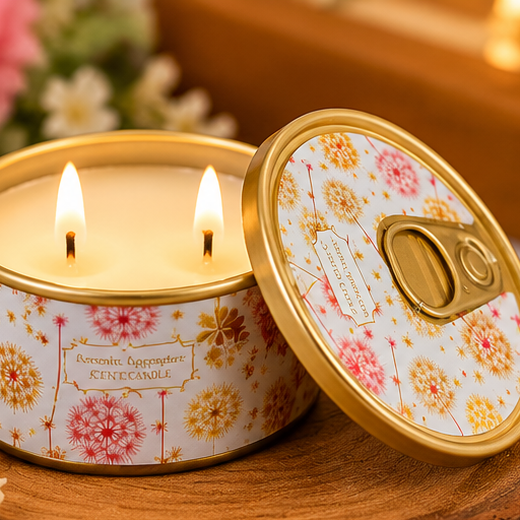 Beautiful Premium Tin Scented Candle (12 Piece Box) 🕯️ - Image 3