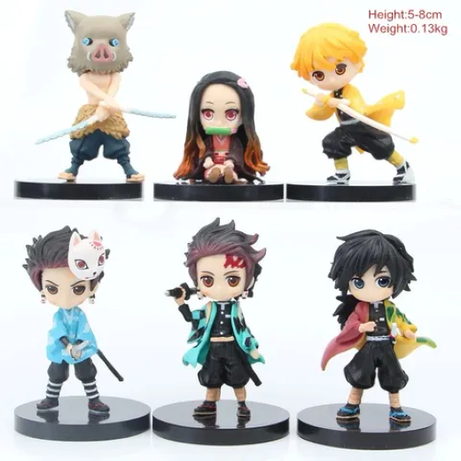 Demon slayer main fighting set of 6 - Image 2