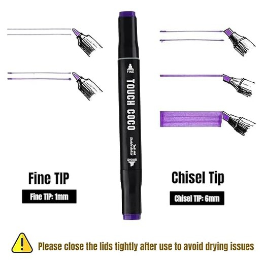 48 Pcs Color Markers Pen - Image 2