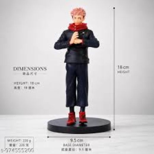 Yuji Jujutsu Kaisen red hair standing figure - Image 2