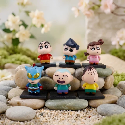 Shinchan chibby set of 6 fiqure - Image 4