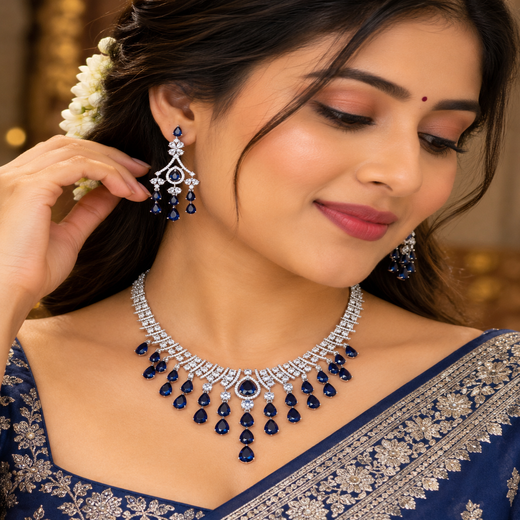 Silver Short Necklace - Image 4