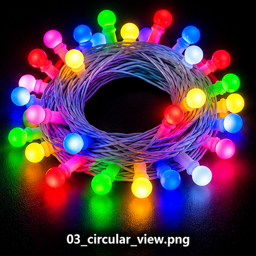 11M Angoor Premium Multicolour String Light (42 Bulb) (Print: 15M) 🍇✨ - Image 3