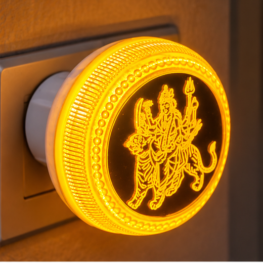 Durga Maa LED 2 Pin Night Lamp (MG45) (Size: 8cm) - Image 2