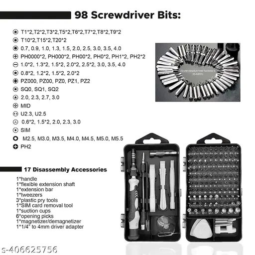 115 In 1 Srewdriver Set - Image 3
