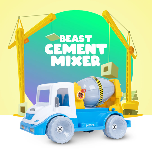 FLYI Cement Mixer Truck for Kids (2+ Years)