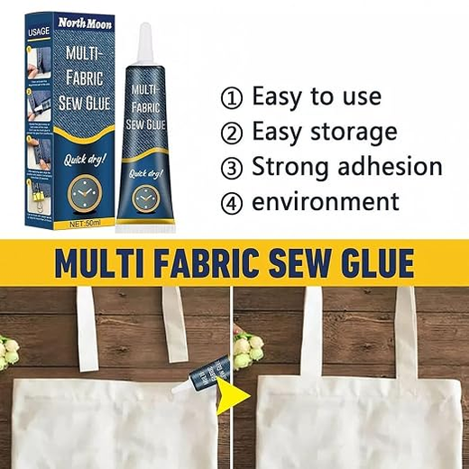Instant Fabric Sew Glue - Image 4