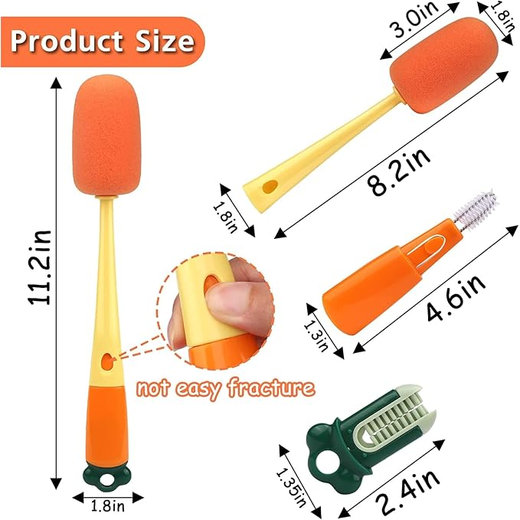 3-in-1 Sponge Cup Brush - Image 3