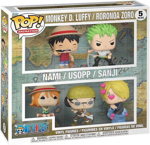 Set of 3 - nami, zoro and ace fun pop figures net price 155 - Image 3