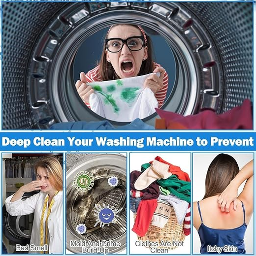 Washing Machine Cleaner Tablet (Pack of 8) - Image 3