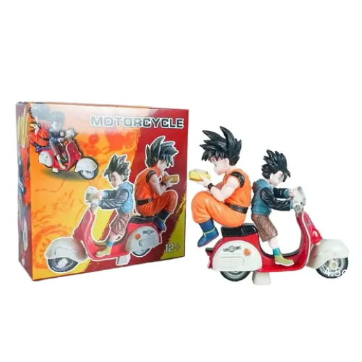DBZ Black hair vegeta on scooter - Image 4
