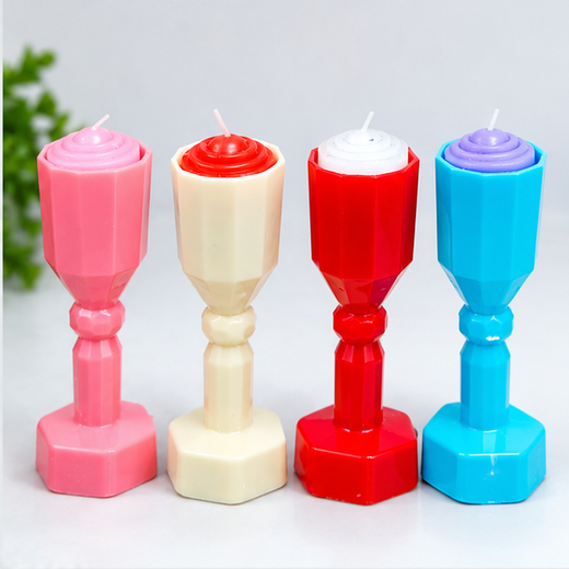 12 Piece Box Wax Candle With Plastic Stand (Size: 5.5 Inch) 🕯️ - Image 4
