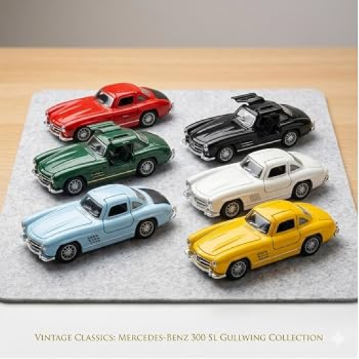 Mini Classic Mercedes S Series Diecast Car - Image 2