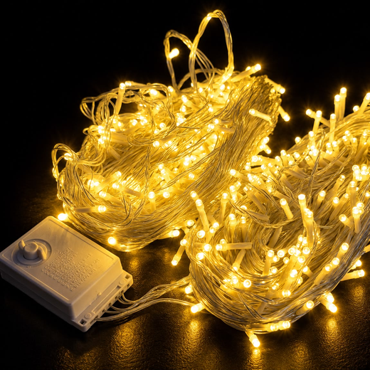 85M Pixel Golden String Light (400/360 Bulb) (5 MM) (Print: 100M) ✨ - Image 3