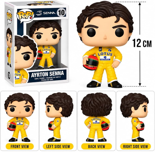 2 pcs - f1 Ayrton Senna pop set net price 160 - Image 2